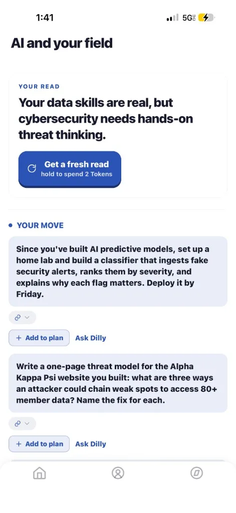 Dilly Forecast AI and your field